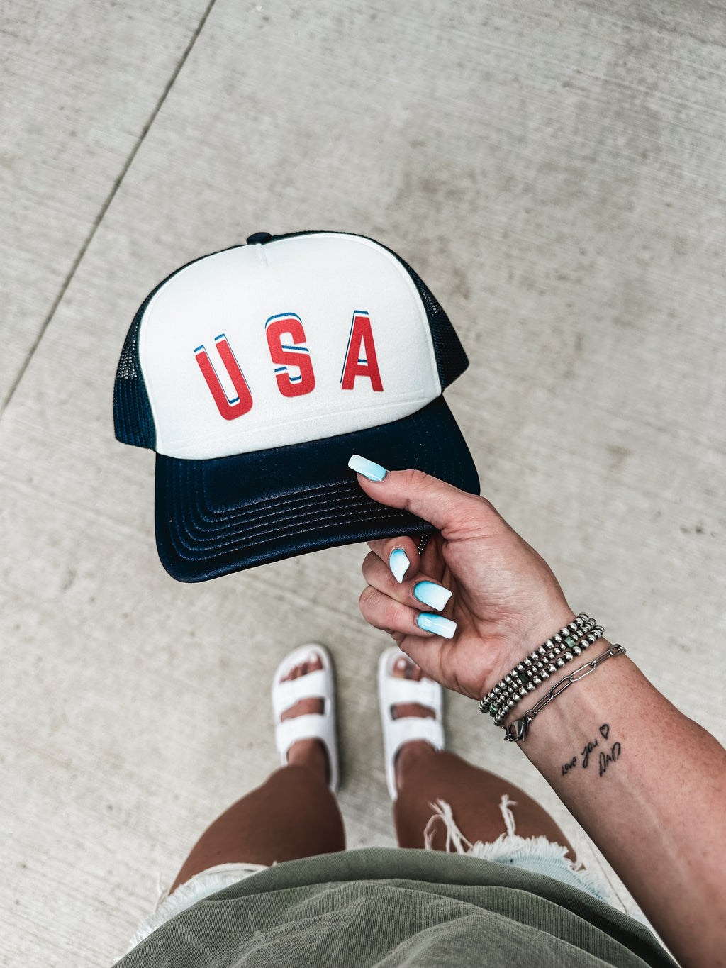 USA Trucker Hat - Navy