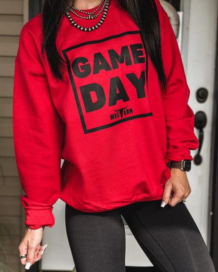 GAME DAY Crew - Red