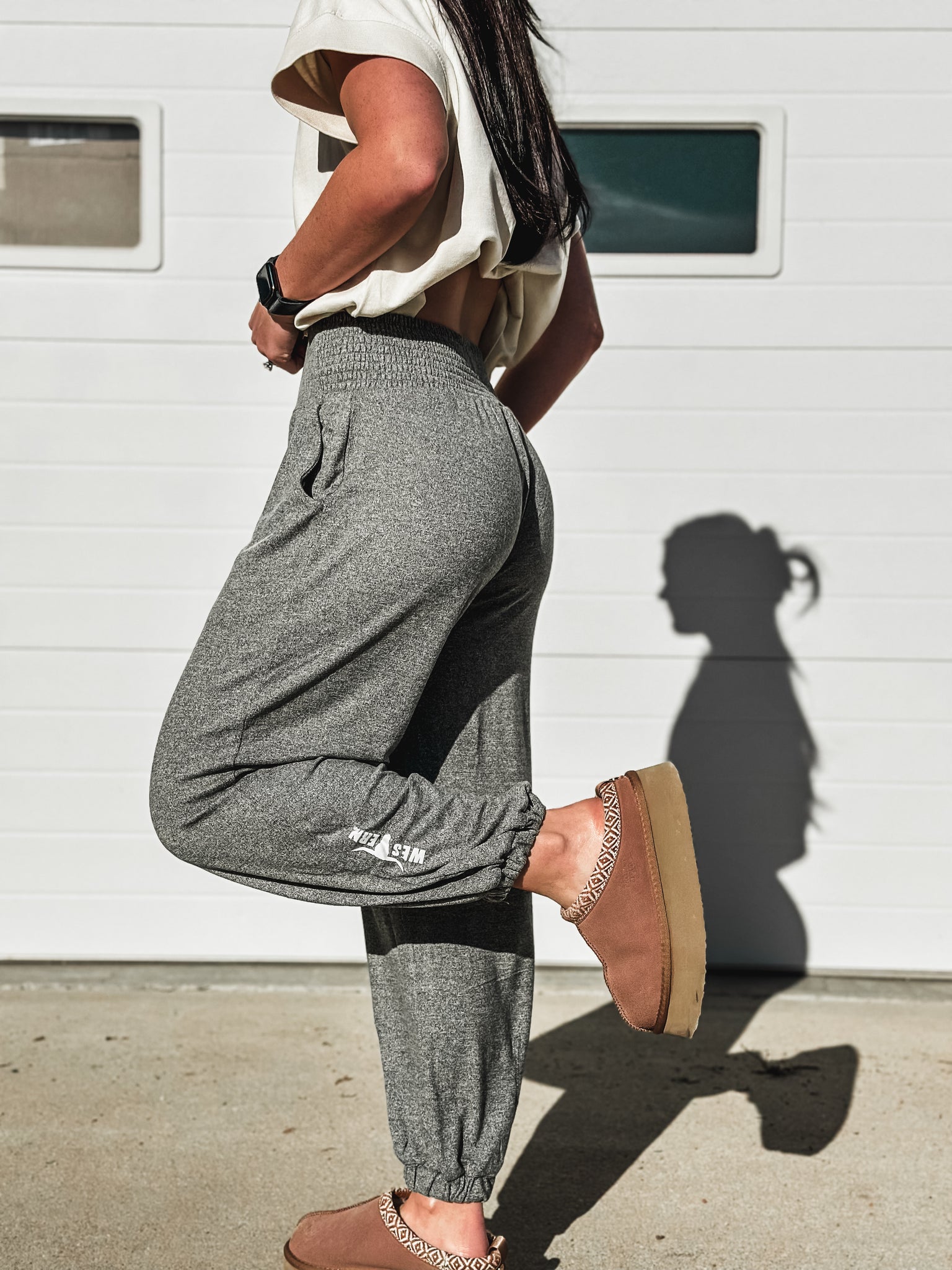 *DOORBUSTER* Lounger Barrel Joggers - Urban Grey
