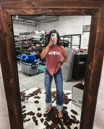 Brand Rodeo Tank - Mauve