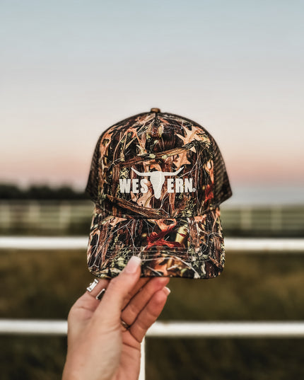 Brand Logo Hat - Camo Woods