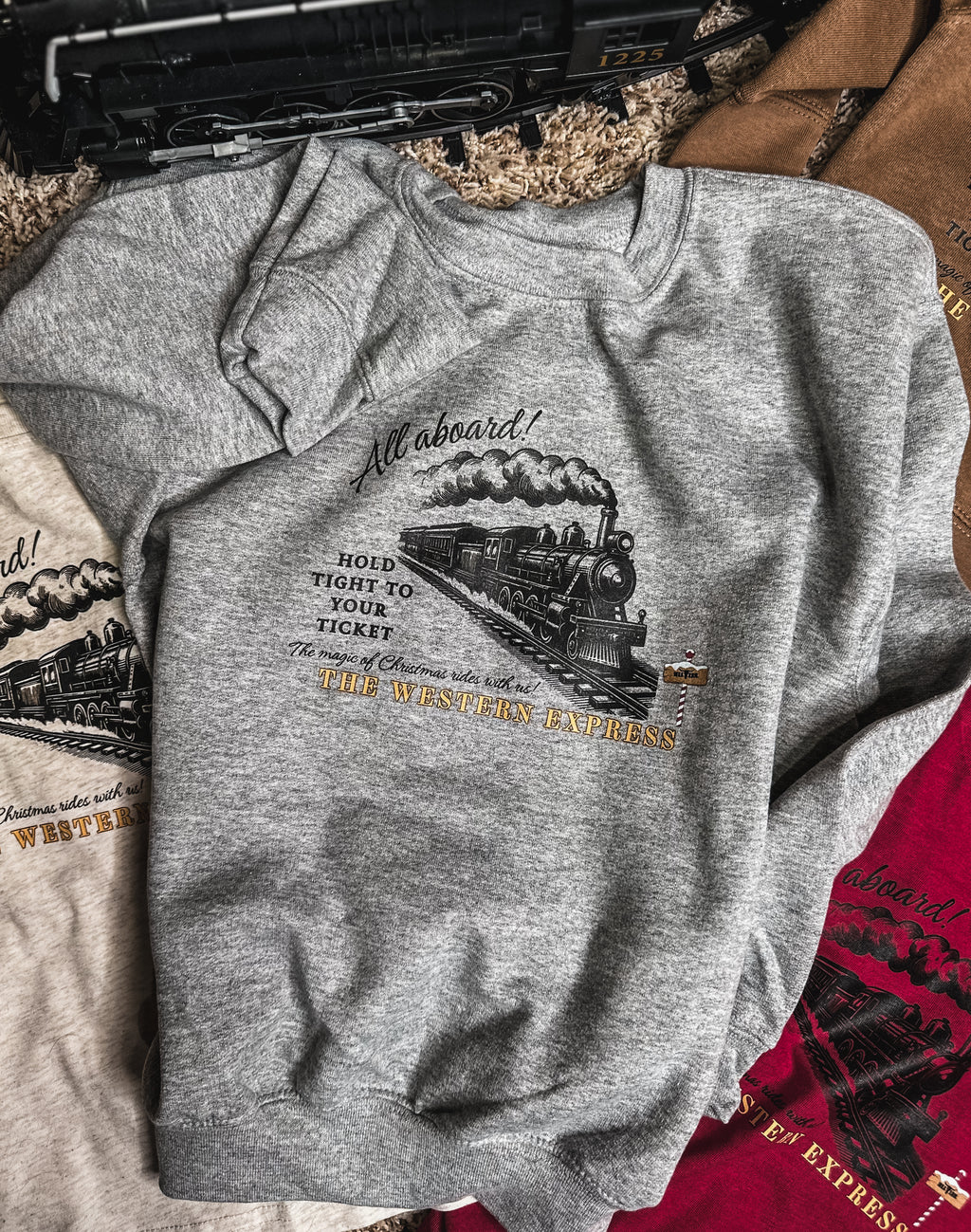 The Western Express YOUTH Crew - Grey