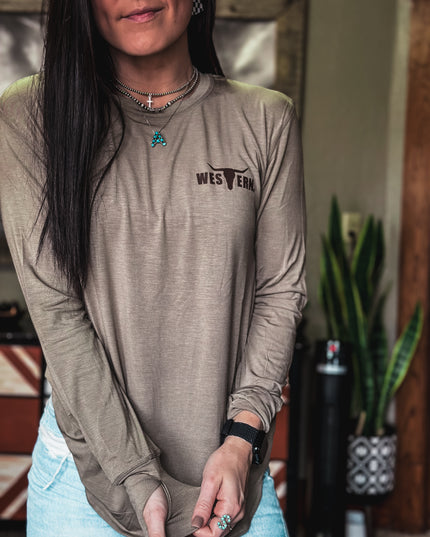 Brand Perfect Touch Athleisure Longsleeve -Taupe