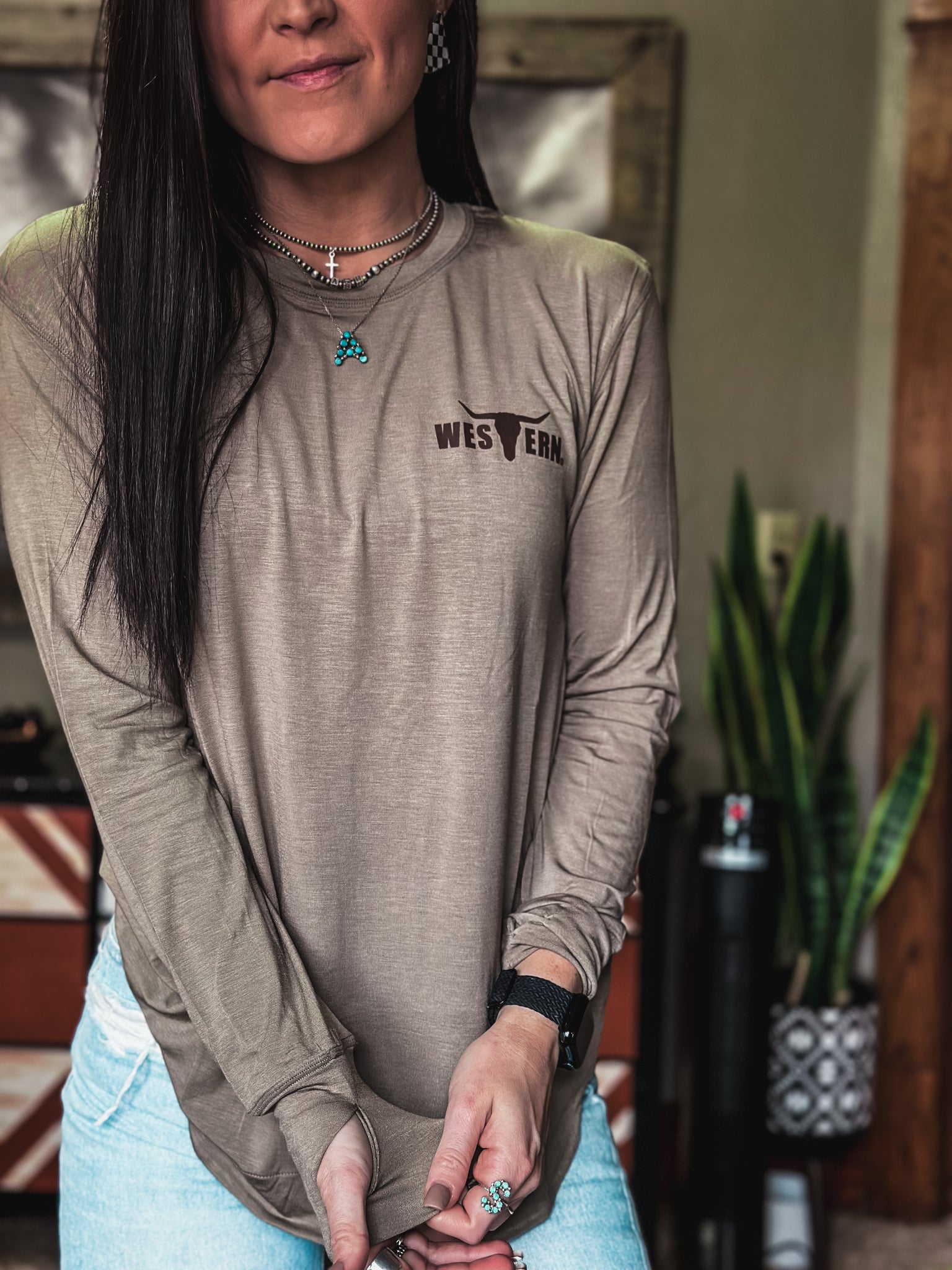 Brand Perfect Touch Athleisure Longsleeve -Taupe