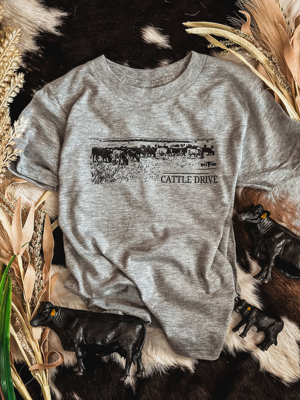 Cattle Drive T Youth - Grey