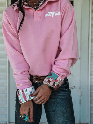 Brand Logo Collie Pullover - Candy Pink