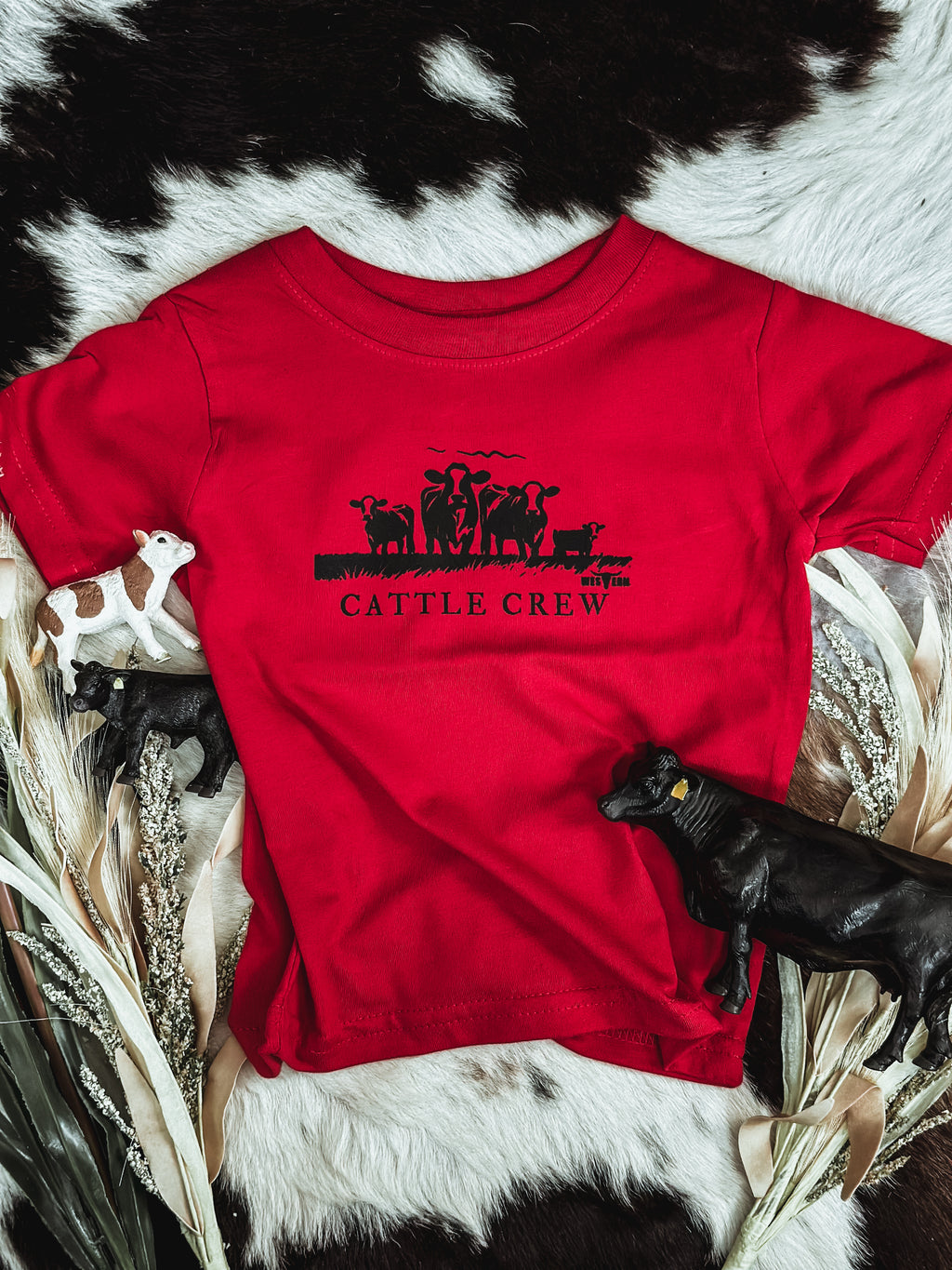 Cattle Crew Infant T - Red