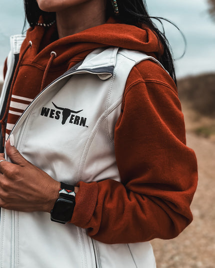 Brand Laramie Soft Shell Vest - White