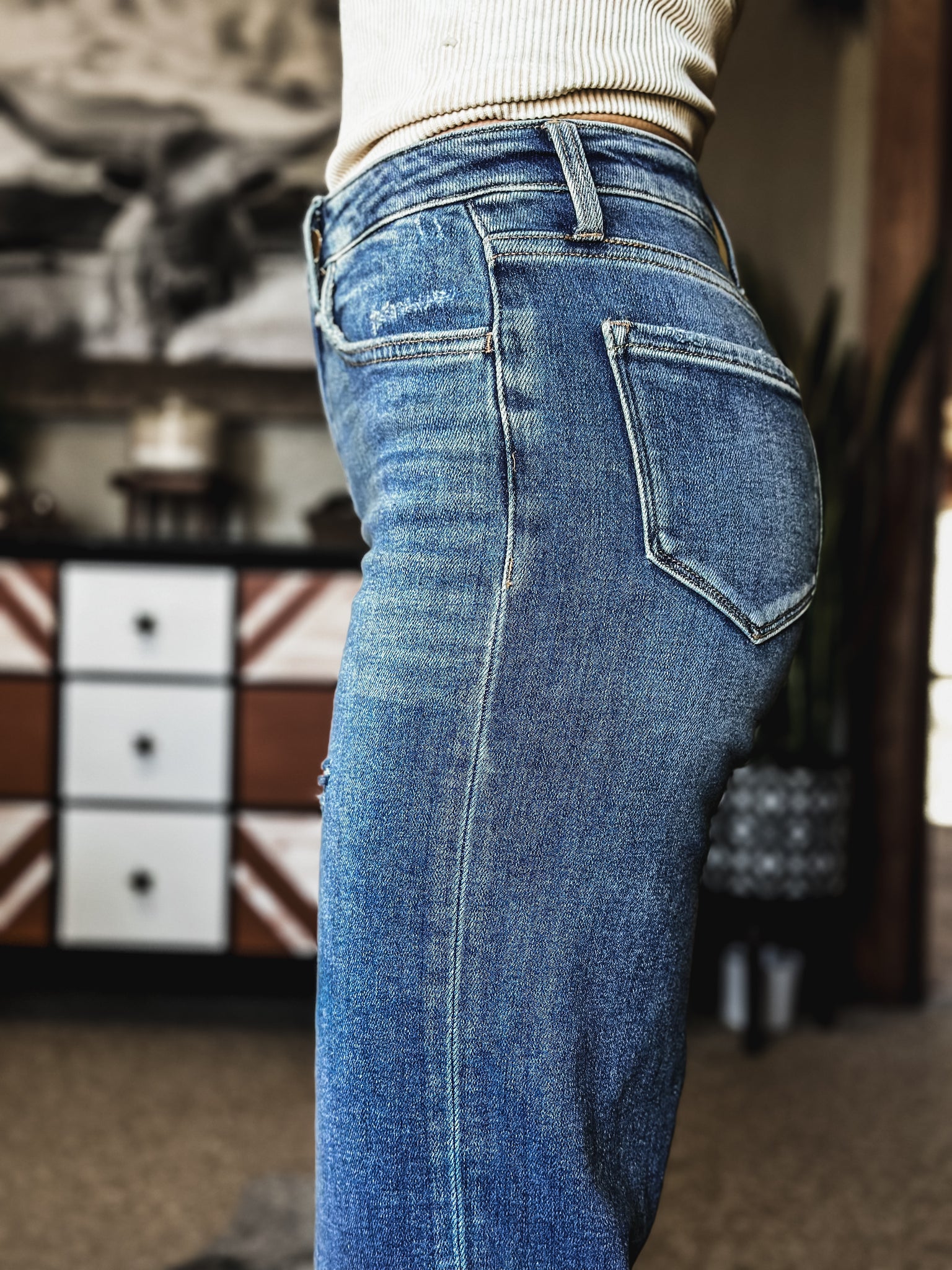 The Delilah Crop Jean