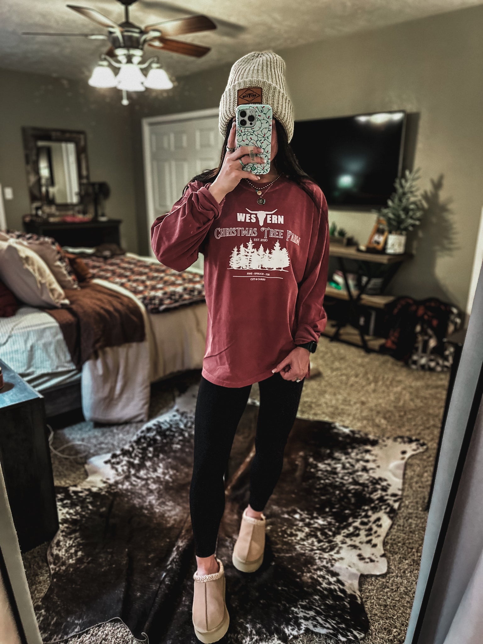 WTB Tree Farm Longsleeve - Crimson