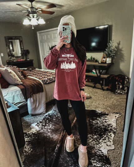 WTB Tree Farm Longsleeve - Crimson