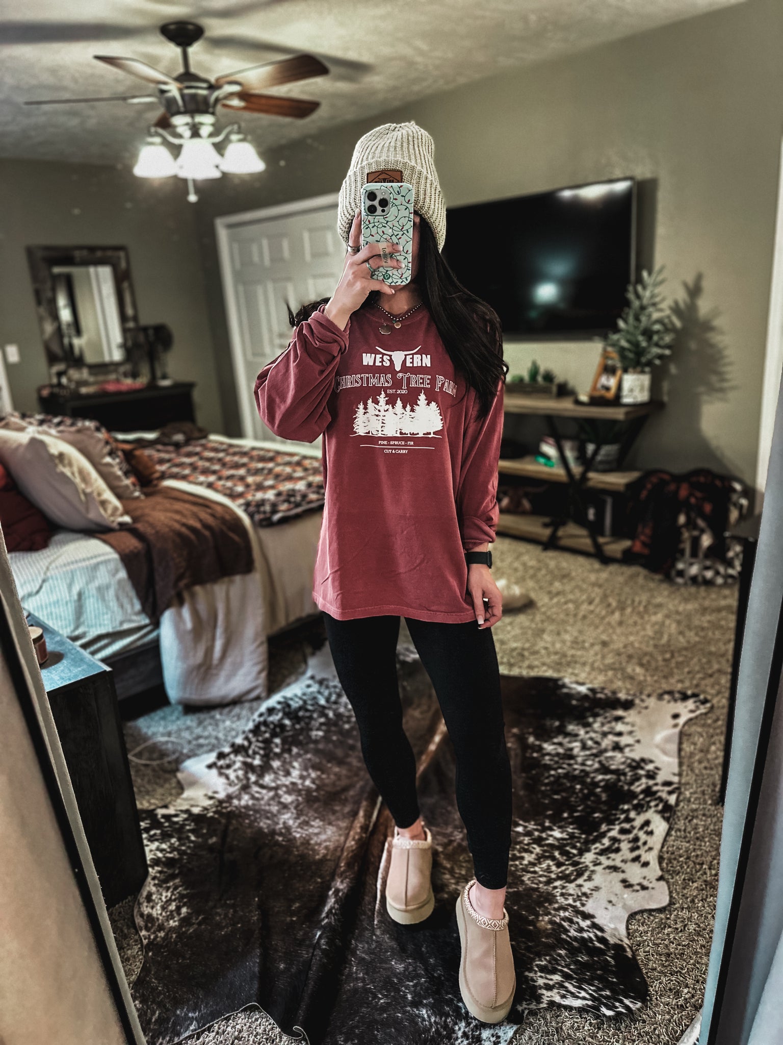 WTB Tree Farm Longsleeve - Crimson