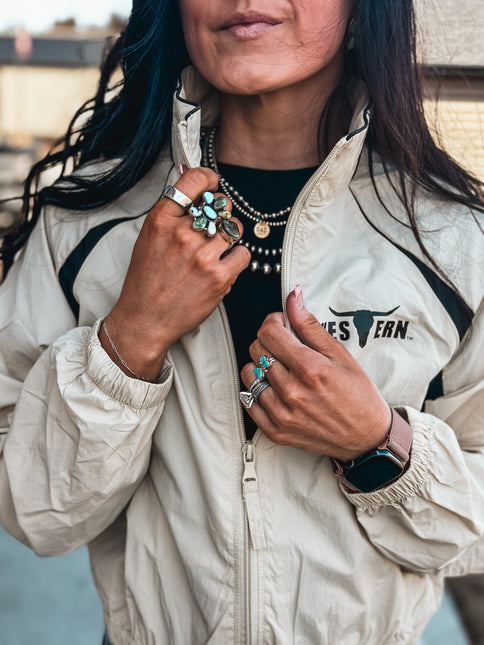 Brand Fast Pace Zip Jacket - Khaki