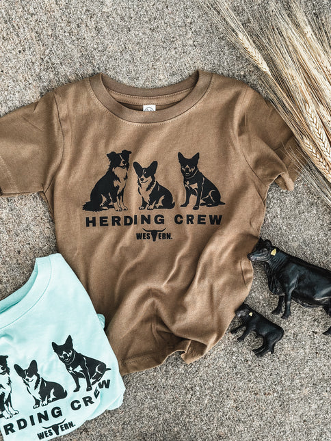 Herding Crew T Toddler - Brown