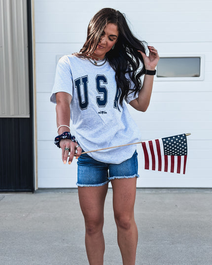USA [block letters]
