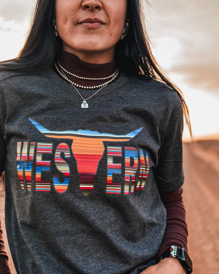 Brand T Serape/Charcoal