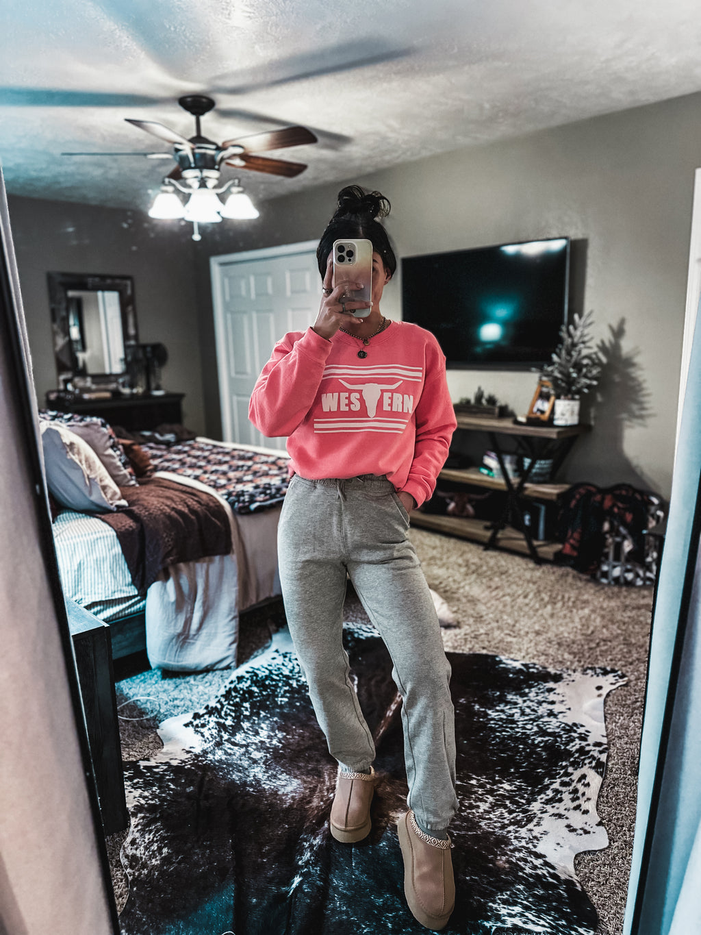 Brand Tri-Cotton Joggers - Heather Grey