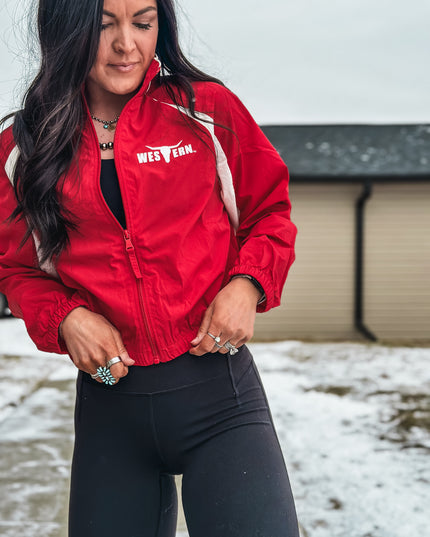 Brand Fast Pace Zip Jacket - Red