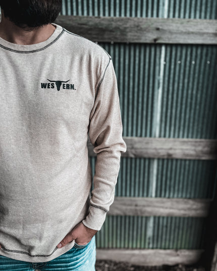 Brand Men’s Thermal Longsleeve - Oatmeal