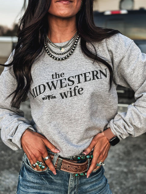 The Midwestern Wife Crew - Grey