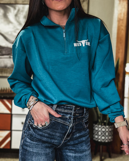 Brand Scuba Women's 1/4 Zip - Marine Teal