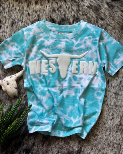 Brand Puff Logo Toddler - Turq Dye