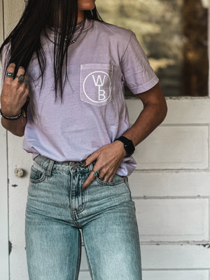 Circle Brand Pocket T - Lavender