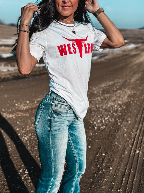 Brand Logo T Red/White