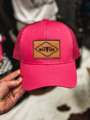 Brand Hat Hot Pink