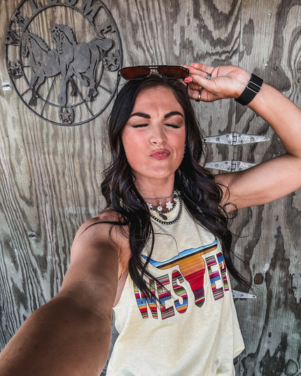 Logo Cropped Tank - Butter