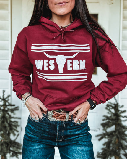 Brand Hoodie - Merlot