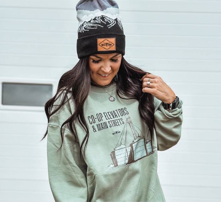 Brand Beanie - Misty Peaks