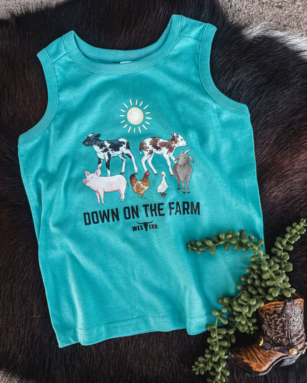 Down on the Farm Kids Tank