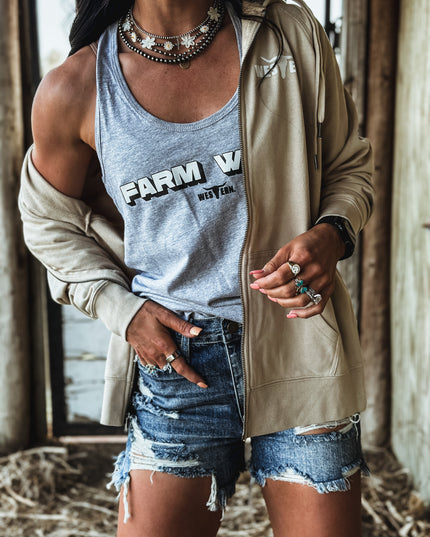 Farm/Ranch Wife Racerback Tank