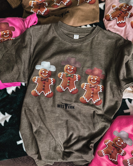 Gingerbread Cowboys YOUTH - Vintage Olive