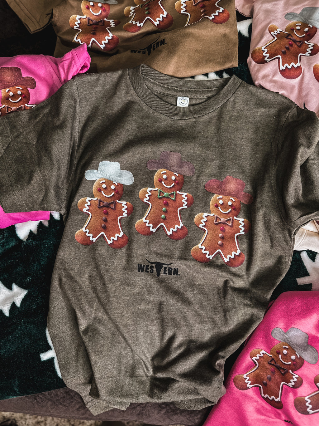 Gingerbread Cowboys YOUTH - Vintage Olive