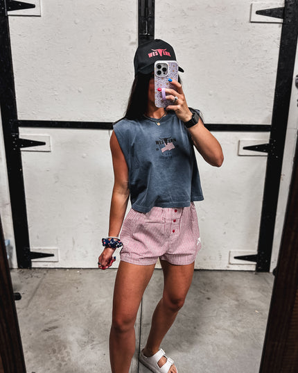 Vintage 4th of July - Cap Sleeve Tank