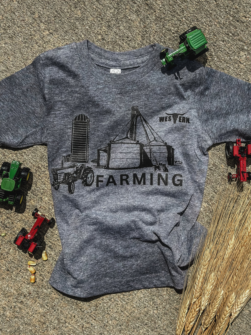 FARMING T Toddler - Gray