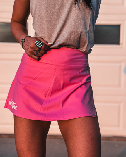 Brand Driver Skort - Pink