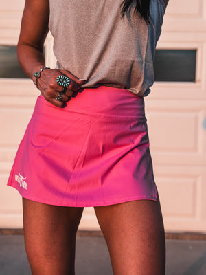 Brand Driver Skort - Pink