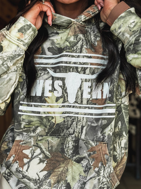 Brand Hoodie - Crisp Woods Camo