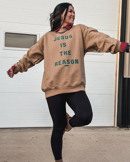 THE REASON [Seafoam Puff] Crew - Caramel