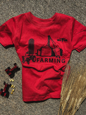 FARMING T Toddler - Red