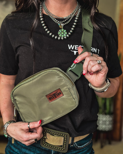 Brand Rambler Belt Bag - Olive Green