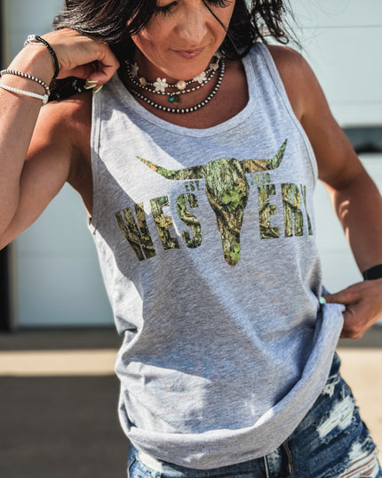 Brand Heather Tank (Unisex Style)