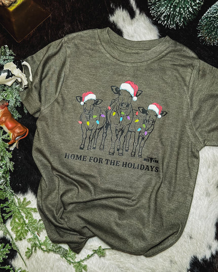 Home for the Holidays Youth - Vintage Green