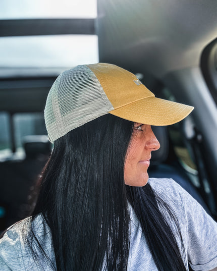 Brand Hat Vintage Yellow