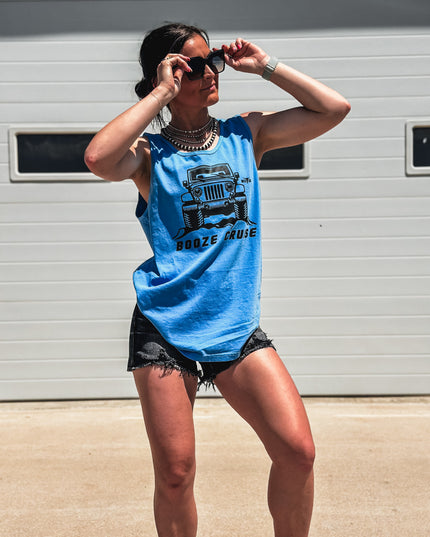 Booze Cruise Tank - Blue Wave