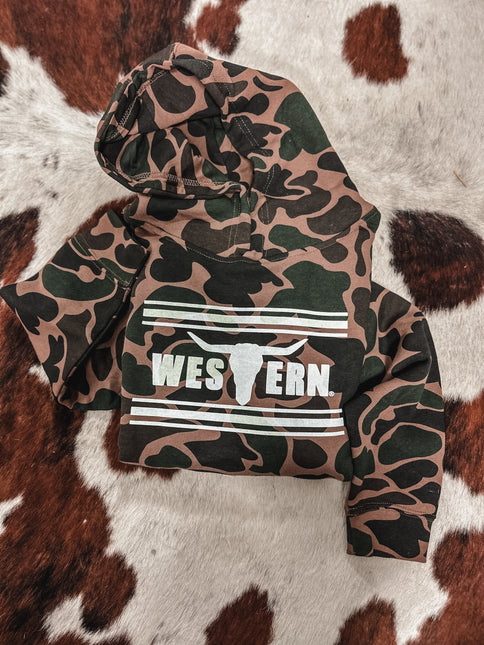 Brand Hoodie Youth - Duck Camo