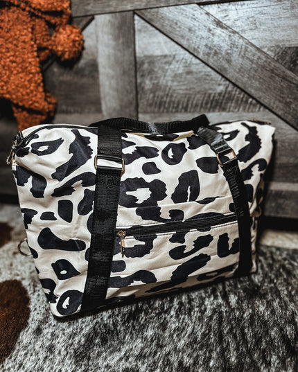 Rodeo Circuit Weekender Bag - Black Leopard